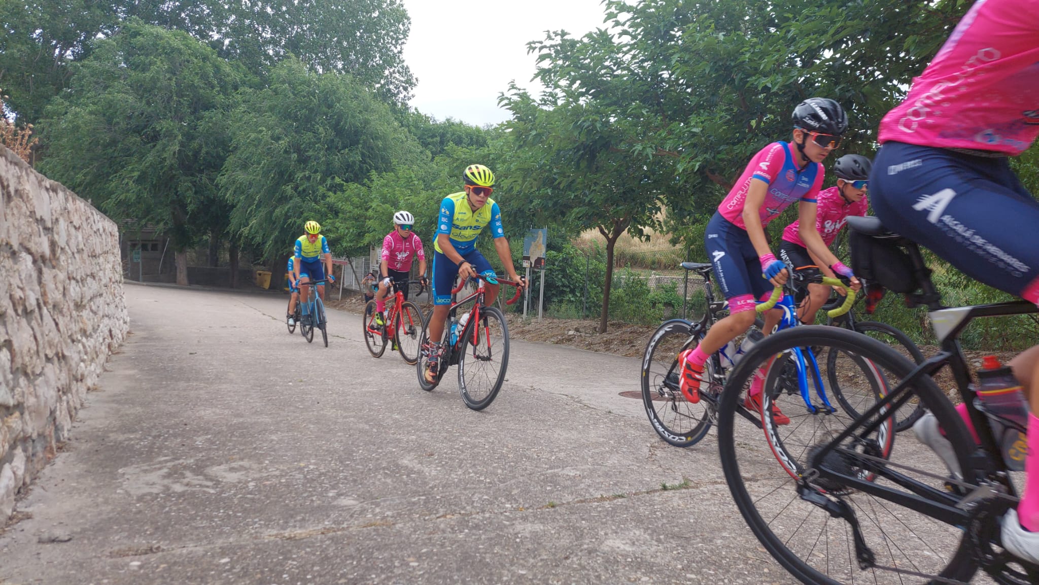 Entrenamiento Intenso y de Calidad para los Infantiles de Ruta