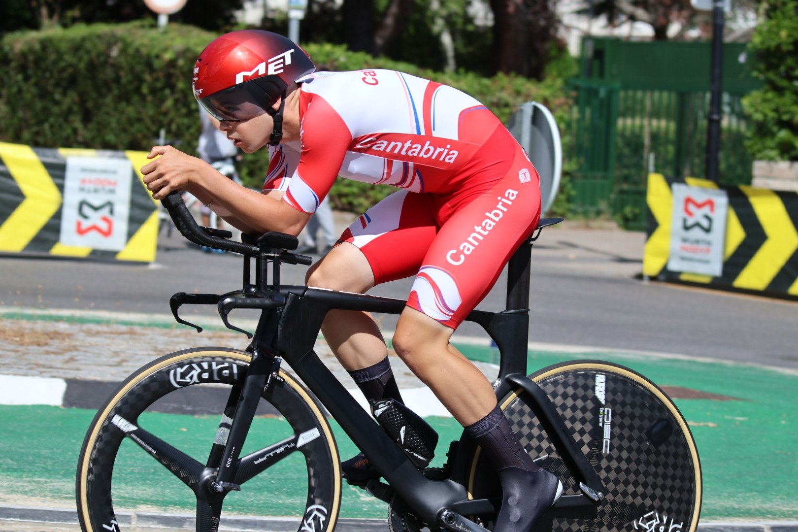 Luis García consigue la medalla de bronce en la CRI Sub23 de los Campeonatos de España de Carretera