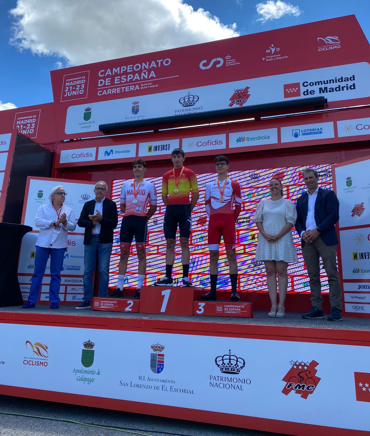 Luis García consigue la medalla de bronce en la CRI Sub23 de los Campeonatos de España de Carretera