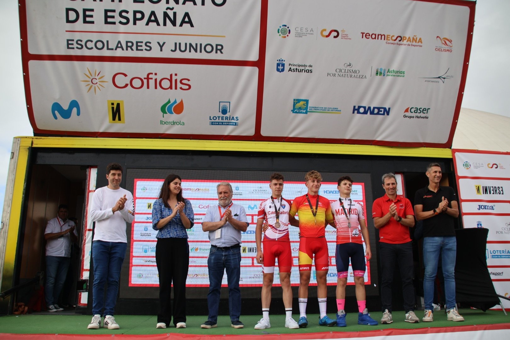 Manuel Fernández consigue la medalla de bronce en la prueba en línea infantil de los Campeonatos de España JJDDEE  y Junior en Avilés