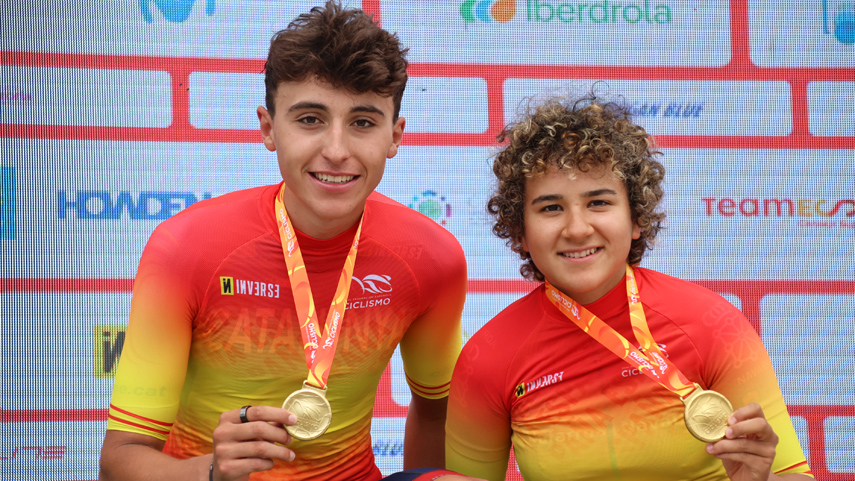 Marc-Zafra-y-Paula-Ostiz-se-coronan-como-campeones-de-Espana-junior-en-ruta-en-Aviles