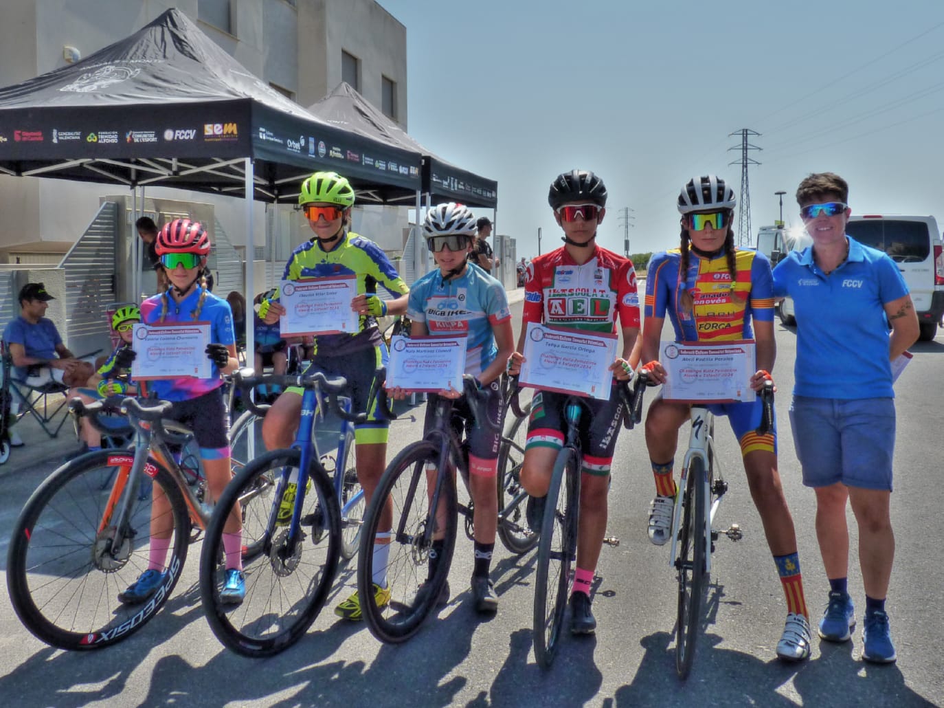 Calig cierra el calendario de la clasificación general Challenge féminas Alevín e infantil 2024