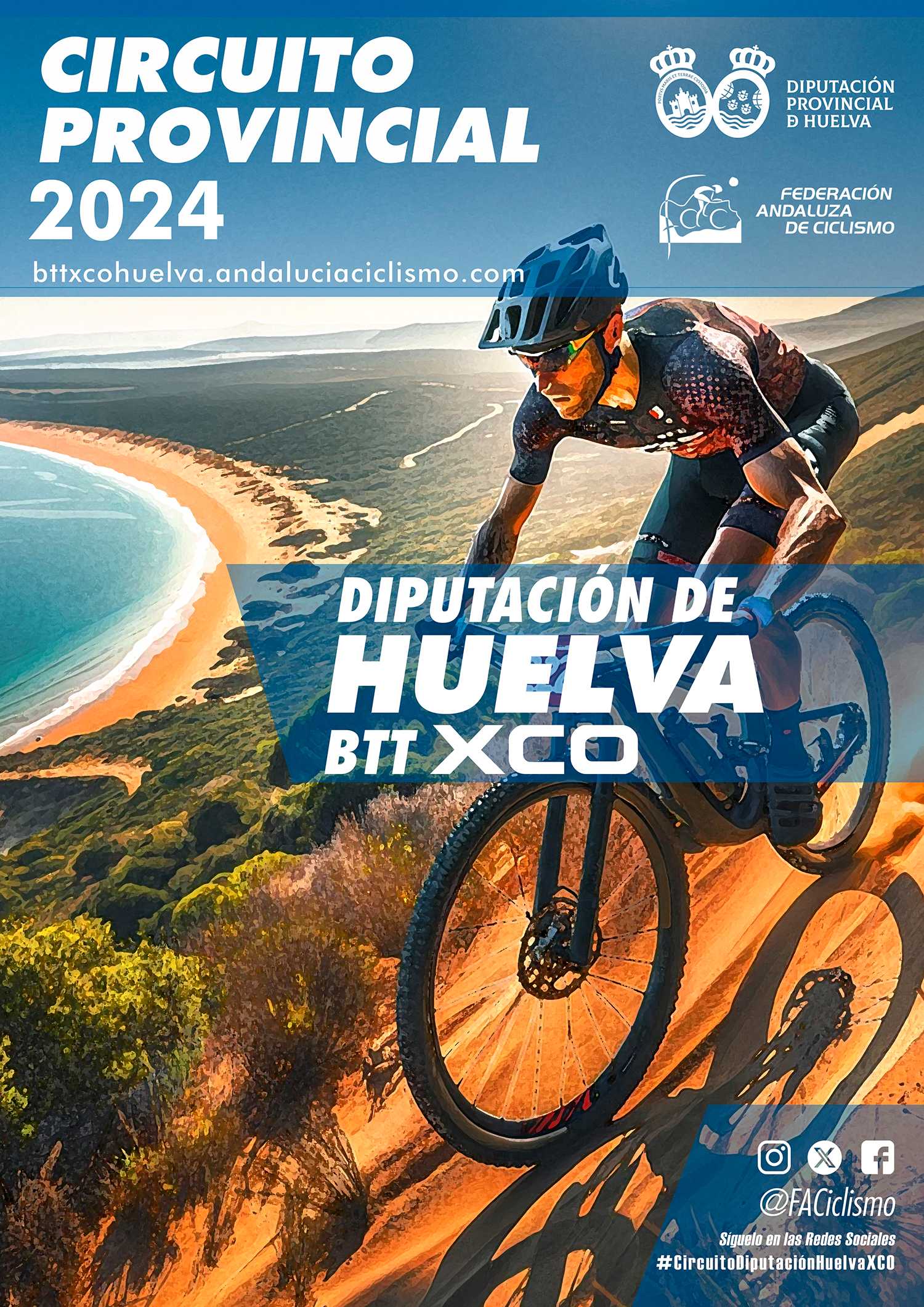 El Parque Moret, escenario del primer encuentro del Circuito Diputación de Huelva BTT XCO 2024