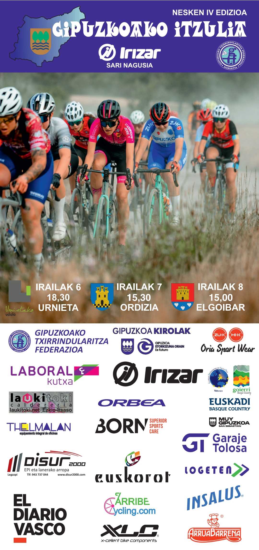 Convocatoria da Selección de Galicia para a Gipuzkoako Itzulia