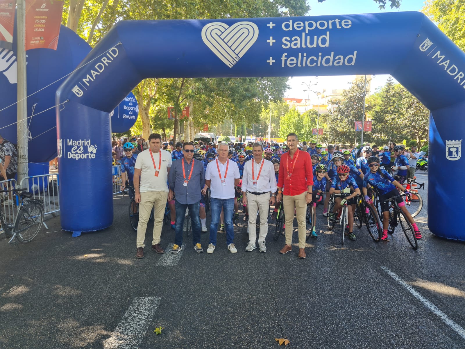 Las Escuelas Madrileñas partícipes en el último día de la Vuelta Ciclista a España 2024