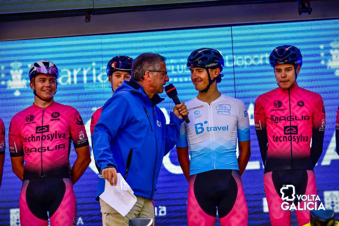 Pablo García faise coa vitoria de etapa en Sarria e coa camisola de líder da Volta a Galicia