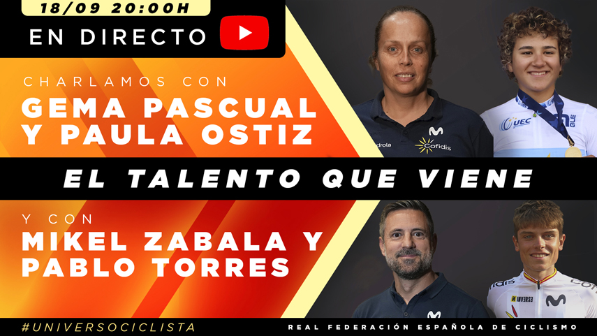 Pablo-Torres-y-Paula-Ostiz-protagonizan-a��El-talento-que-vienea��-nueva-charla-mensual-de-Universo-Ciclista