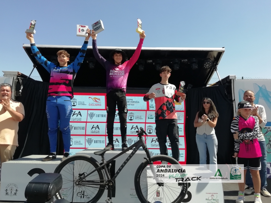 Alba Fernández e Sergio Veiga despiden a Copa de España de Pump Track como líderes intratables