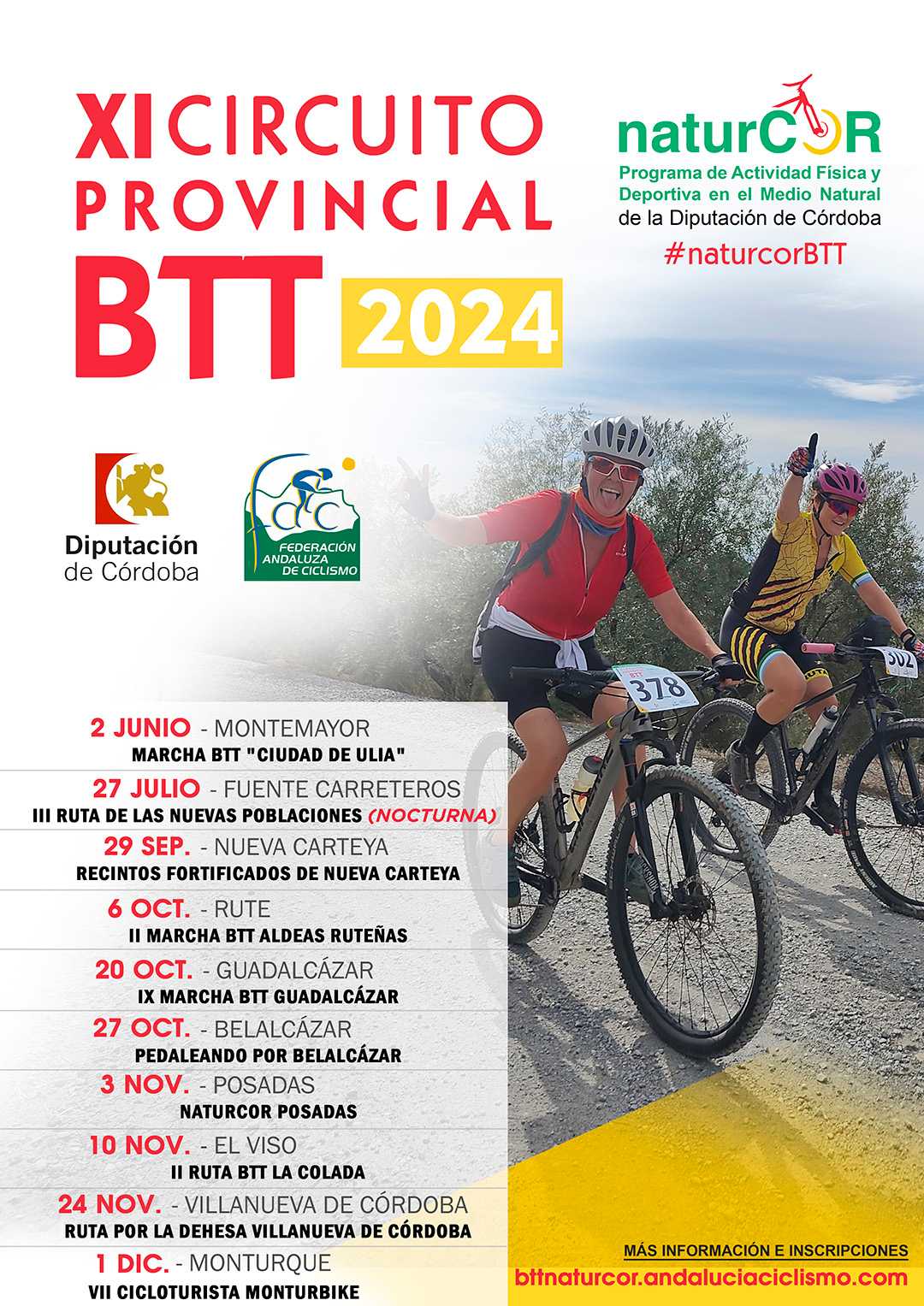 Nueva Carteya y sus ‘Recintos Fortificados’ esperan al NaturCor BTT