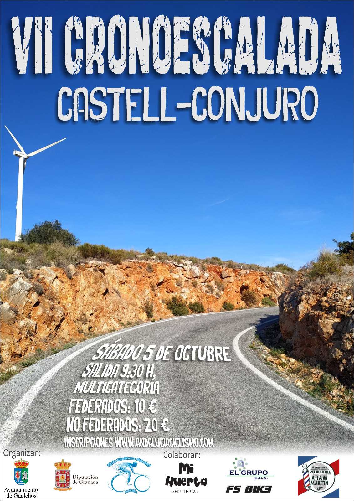 Castell de Ferro decidirá con su crono el Premio de Montaña Ciclismo Carretera Diputación de Granada 2024