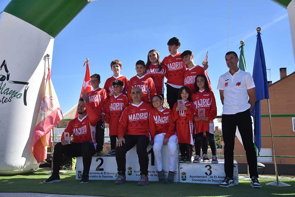 El Álamo proclamó a los Campeones de Madrid de BMX 2024