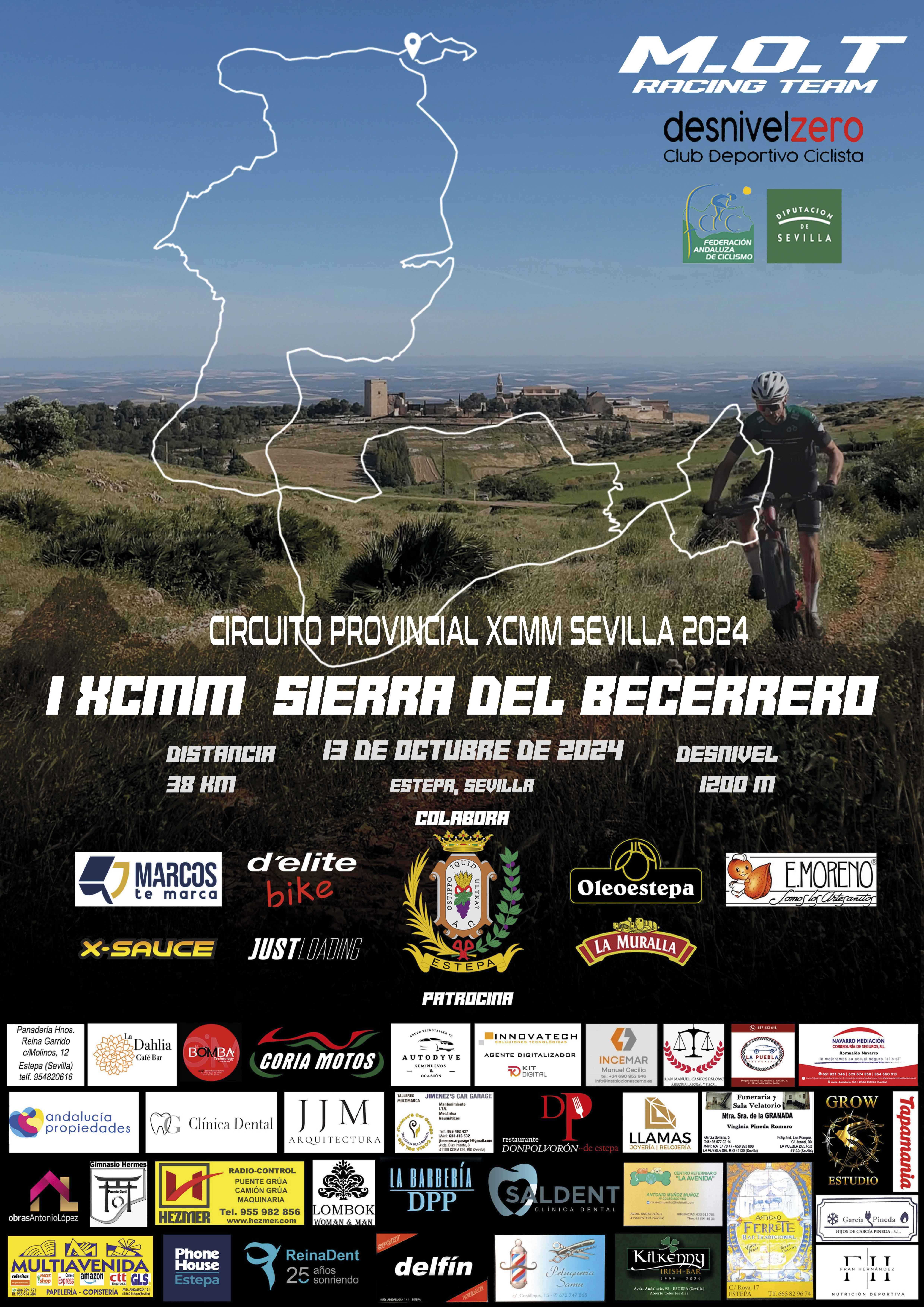 La Sierra del Becerrero cerrará el Circuito Sevilla BTT Media Maratón 2024