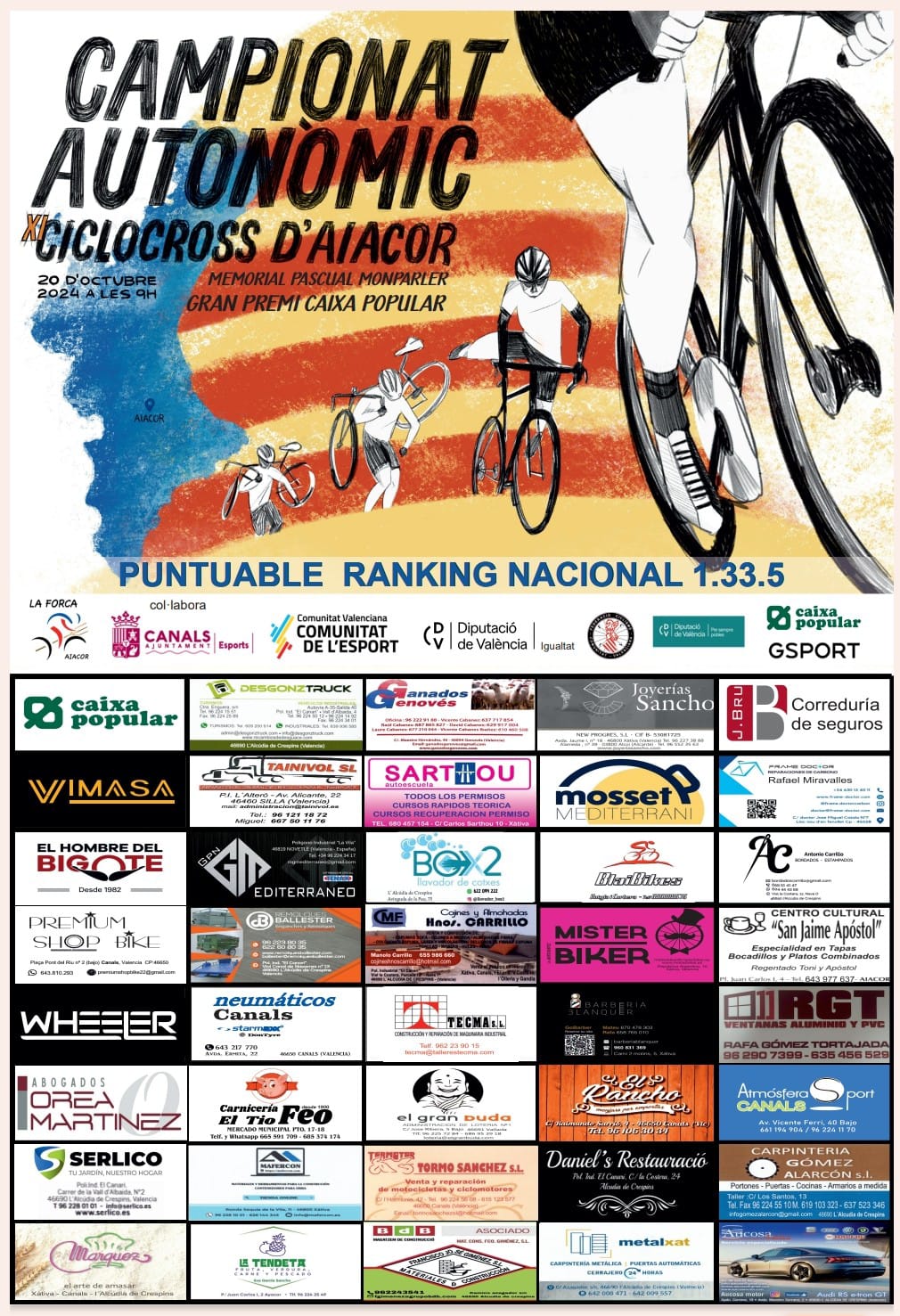 Abiertas las inscripciones para el Campeonato Autonómico de Ciclocross en la Comunitat Valenciana