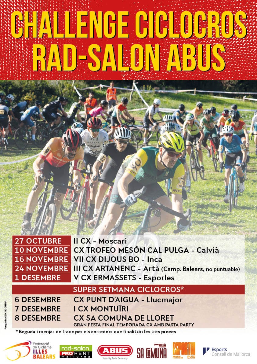 PRESENTADA UNA NUEVA EDICIÓN DE LA CHALLENGE DE CICLOCROSS RAD SALON ABUS