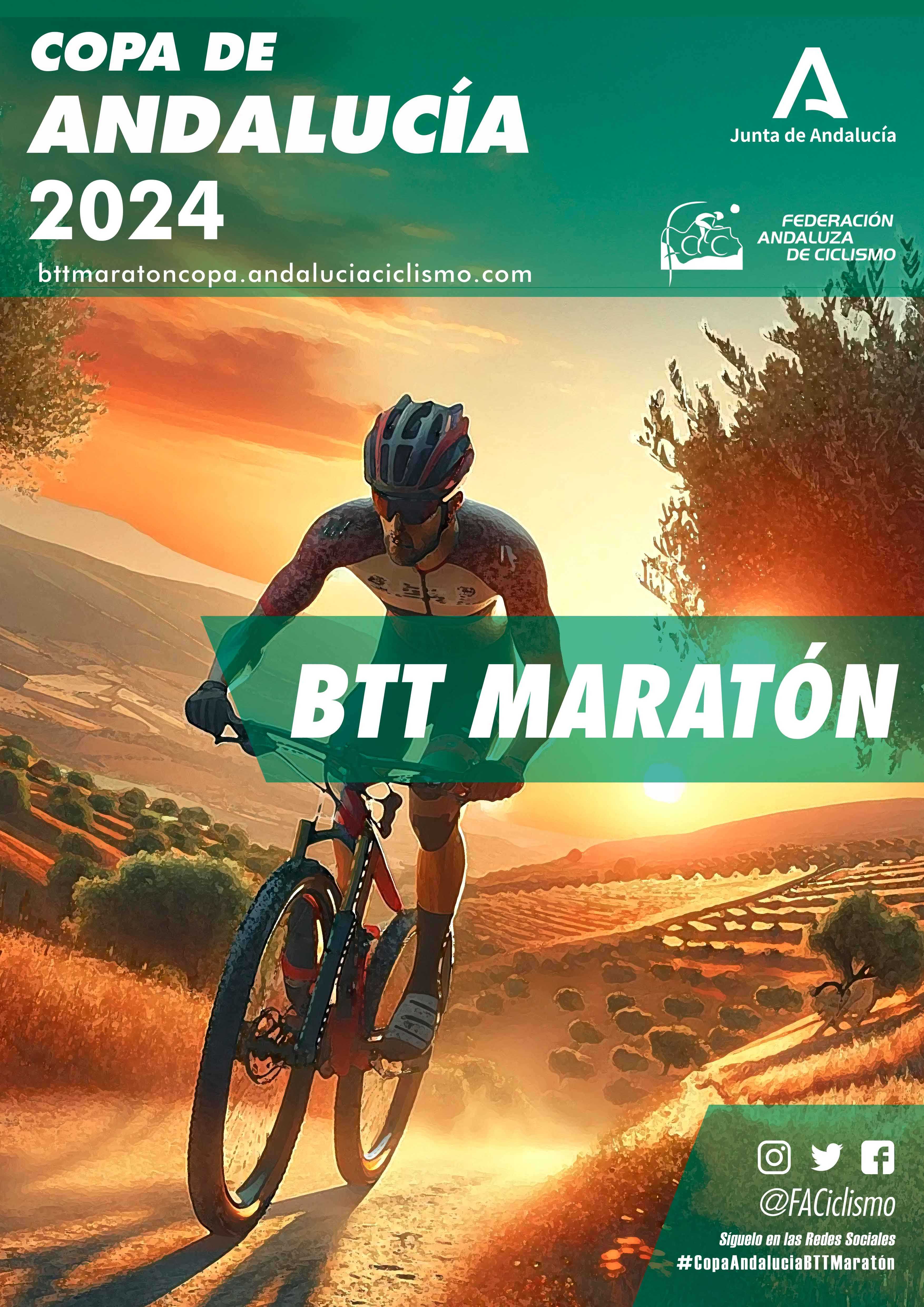 Las Molinas de Sierra Morena decidirán la Copa Andalucía BTT Maratón 2024