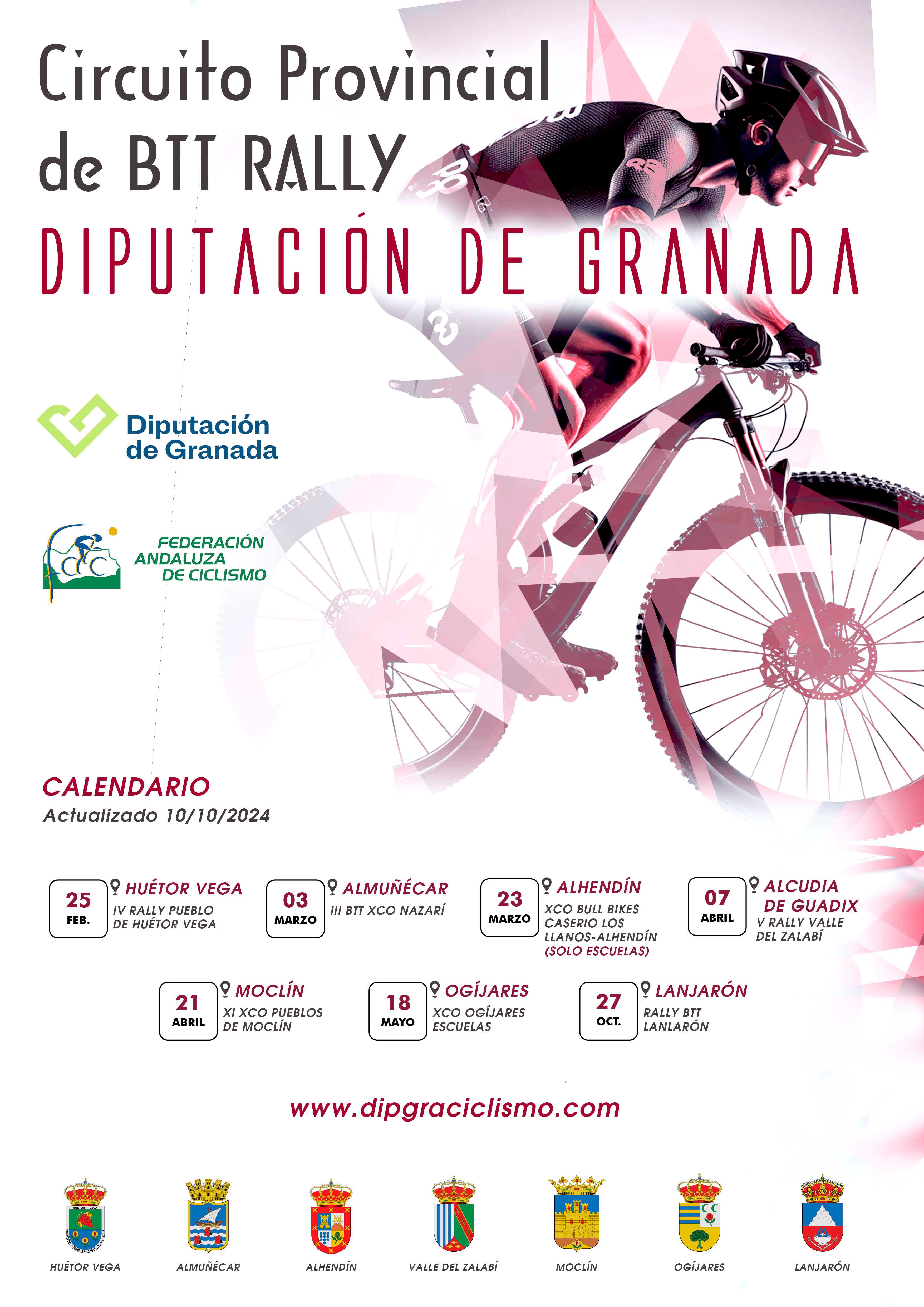 El ‘Rally BTT Lanjarón’ dictará sentencia en el Circuito Provincial BTT Rally Diputación de Granada 2024