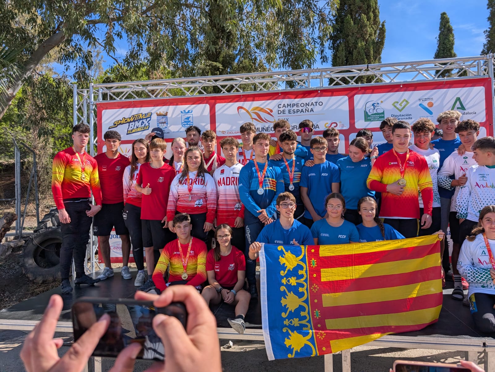 Madrid brilla en los Nacionales de BMX en Almuñécar con destacados triunfos