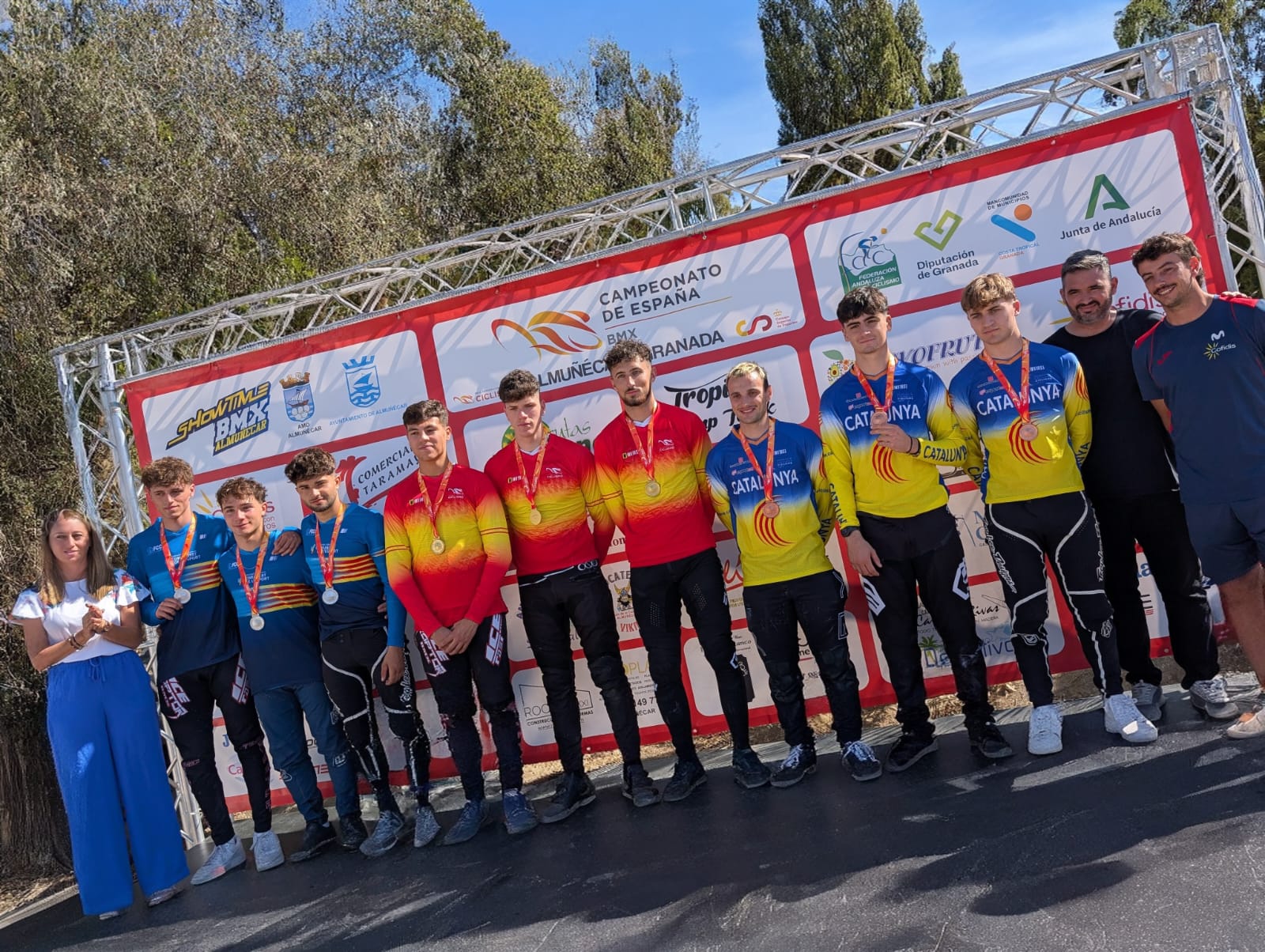 Madrid brilla en los Nacionales de BMX en Almuñécar con destacados triunfos