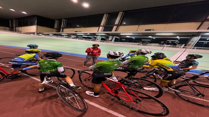 Tercer-Entrenamiento-de-Pista-para-Infantiles-en-el-Velodromo-de-Galapagar