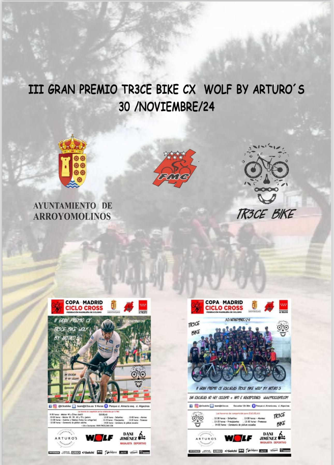 TR3CE BIKE ULTIMA DETALLES PARA EL III GRAN PREMIO CX TR3CE BIKE WOLF by ARTURO'S EN ARROYOMOLINOS