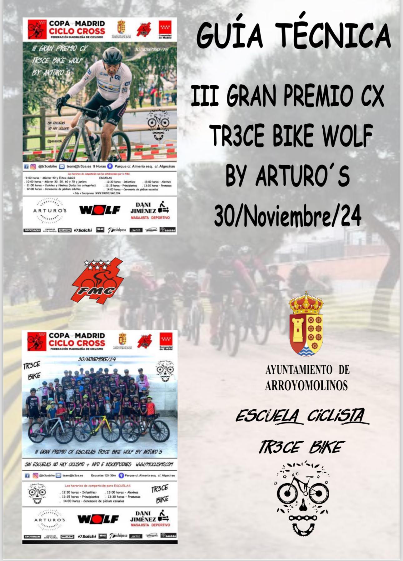 TR3CE BIKE ULTIMA DETALLES PARA EL III GRAN PREMIO CX TR3CE BIKE WOLF by ARTURO'S EN ARROYOMOLINOS