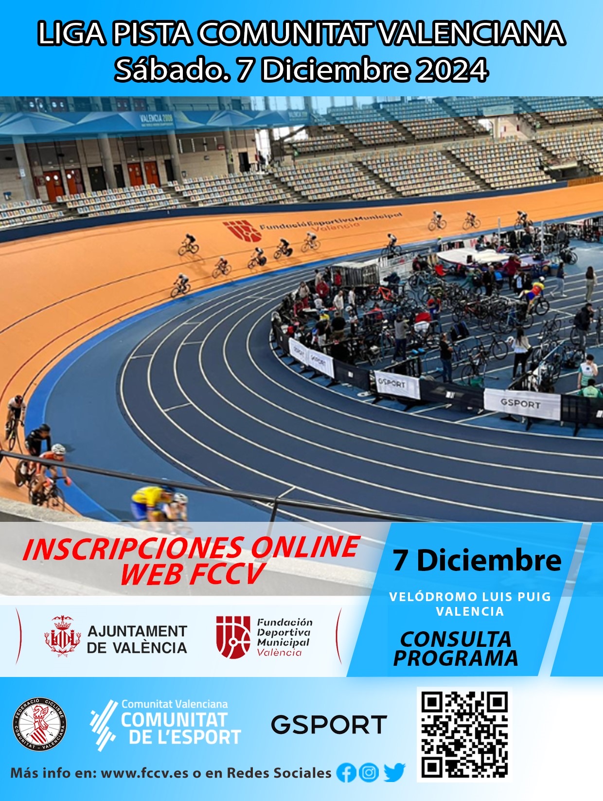 Abiertas las inscripciones para la primera prueba de la Liga pista Comunitat Valenciana