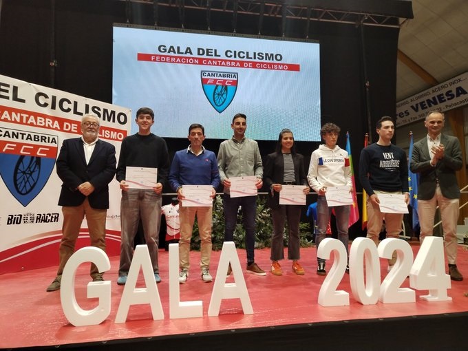 Se celebró la Gala del Ciclismo Cántabro 2024 en Camargo