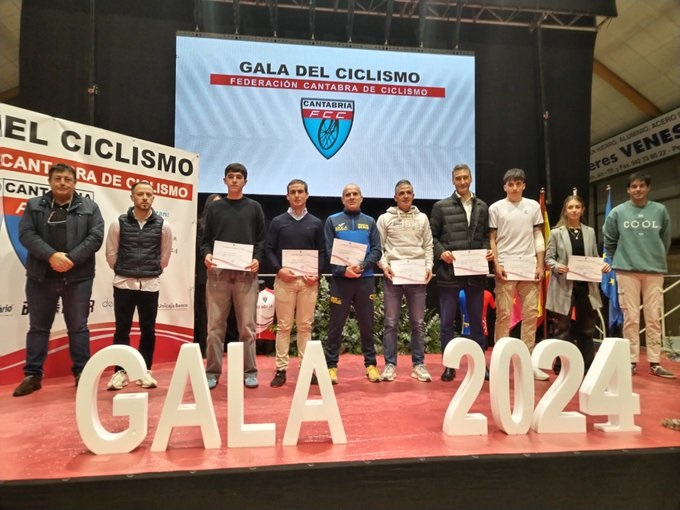 Se celebró la Gala del Ciclismo Cántabro 2024 en Camargo