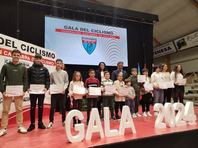 Se celebró la Gala del Ciclismo Cántabro 2024 en Camargo