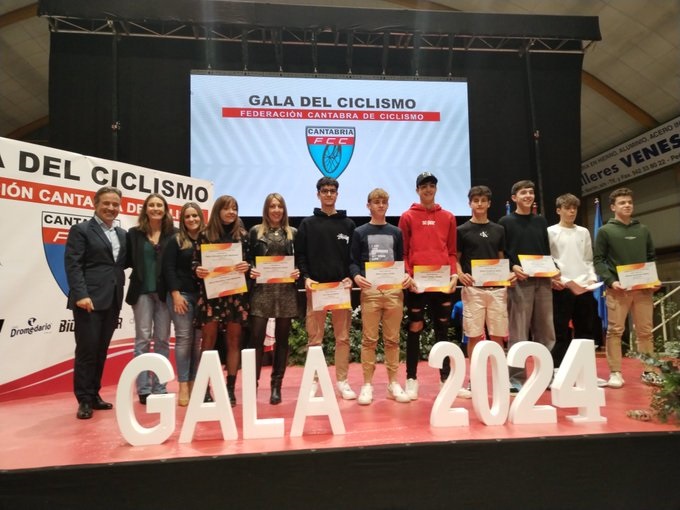 Se celebró la Gala del Ciclismo Cántabro 2024 en Camargo