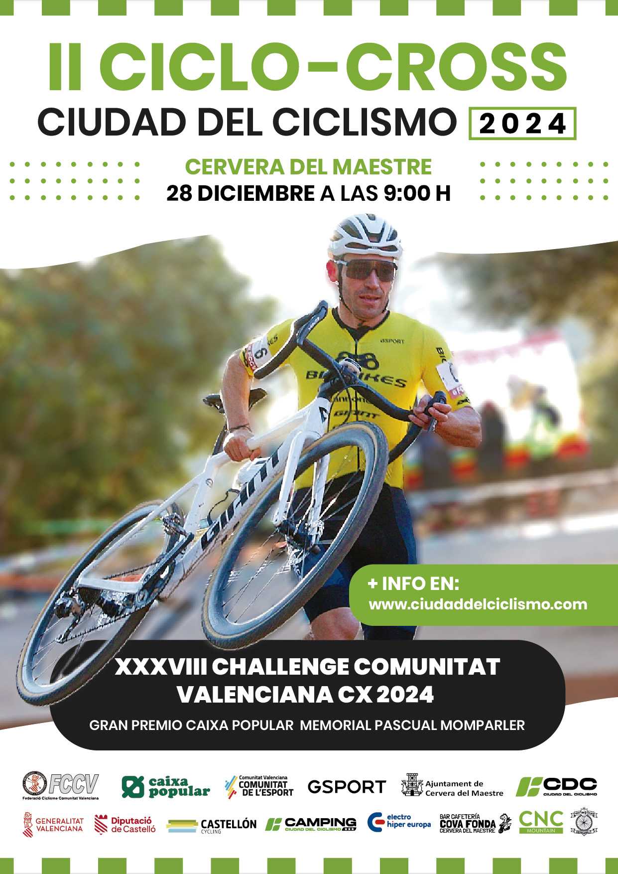 Inscripciones abiertas para las dos últimas pruebas de la Challenge Ciclocross CV