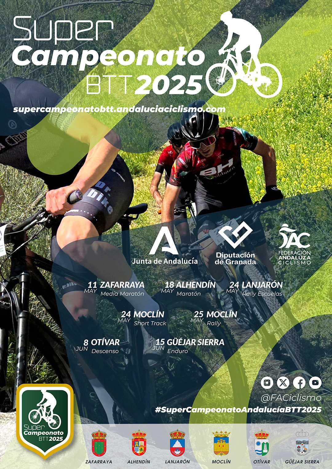 Granada, epicentro del ciclismo de montaña con el SuperCampeonato de Andalucía de BTT