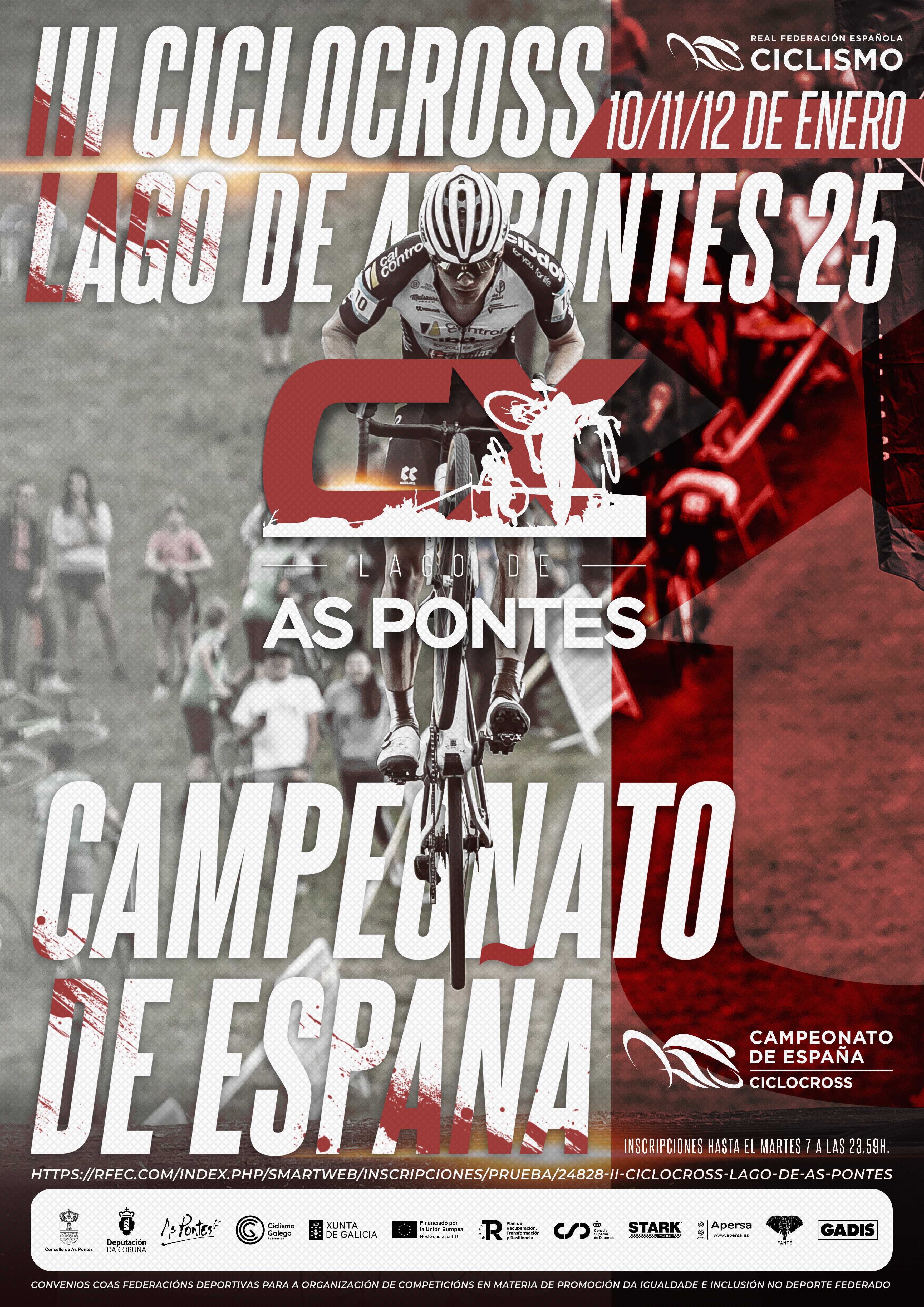 Convocatoria para el Campeonato de España de Ciclocross