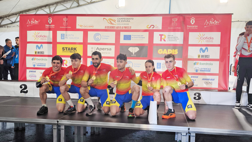 Asturias-revalida-titulo-en-el-Team-Relay-del-Campeonato-de-Espana-de-ciclocross-de-As-Pontes