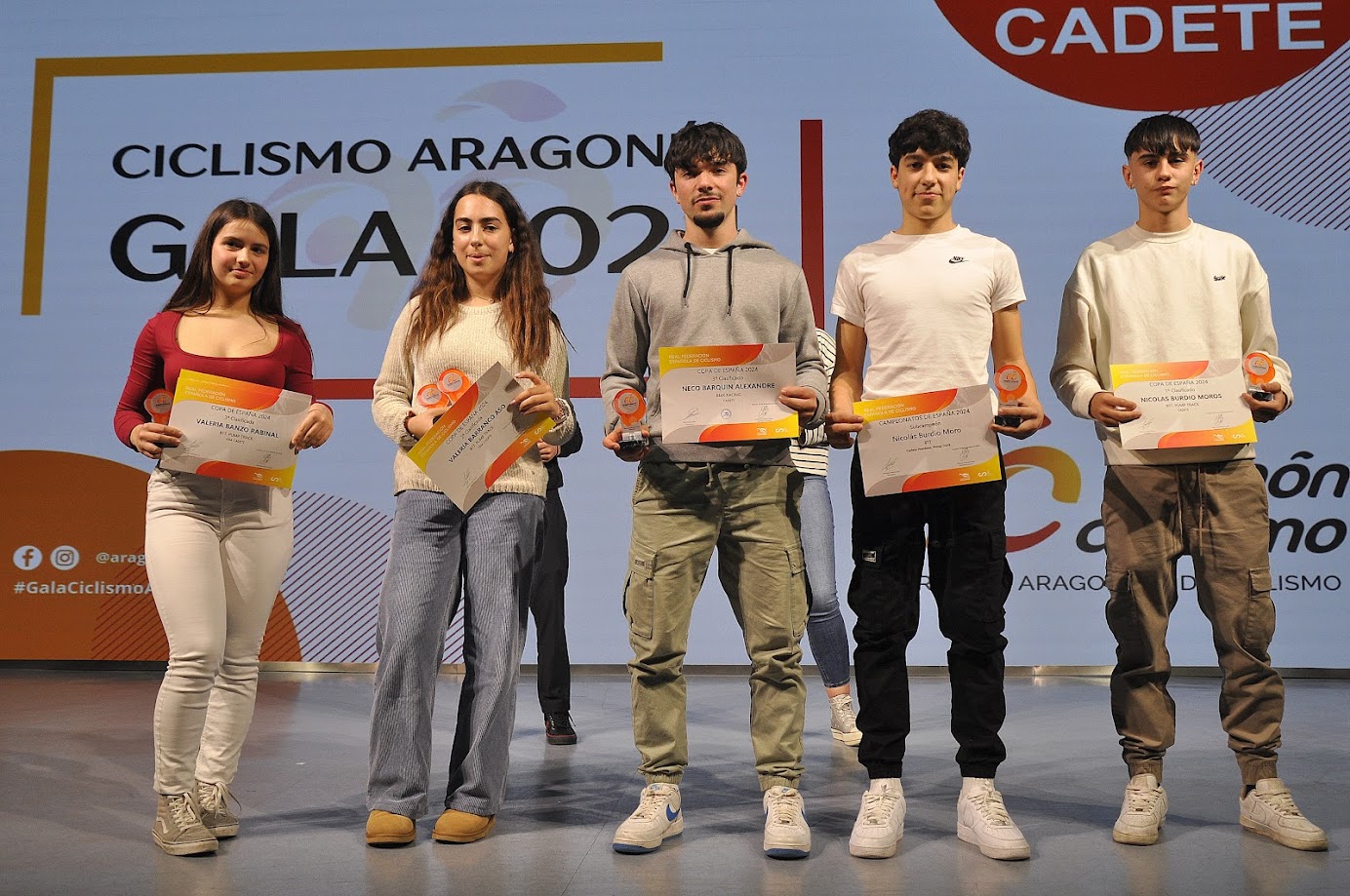 Gala del Ciclismo Aragonés 2024