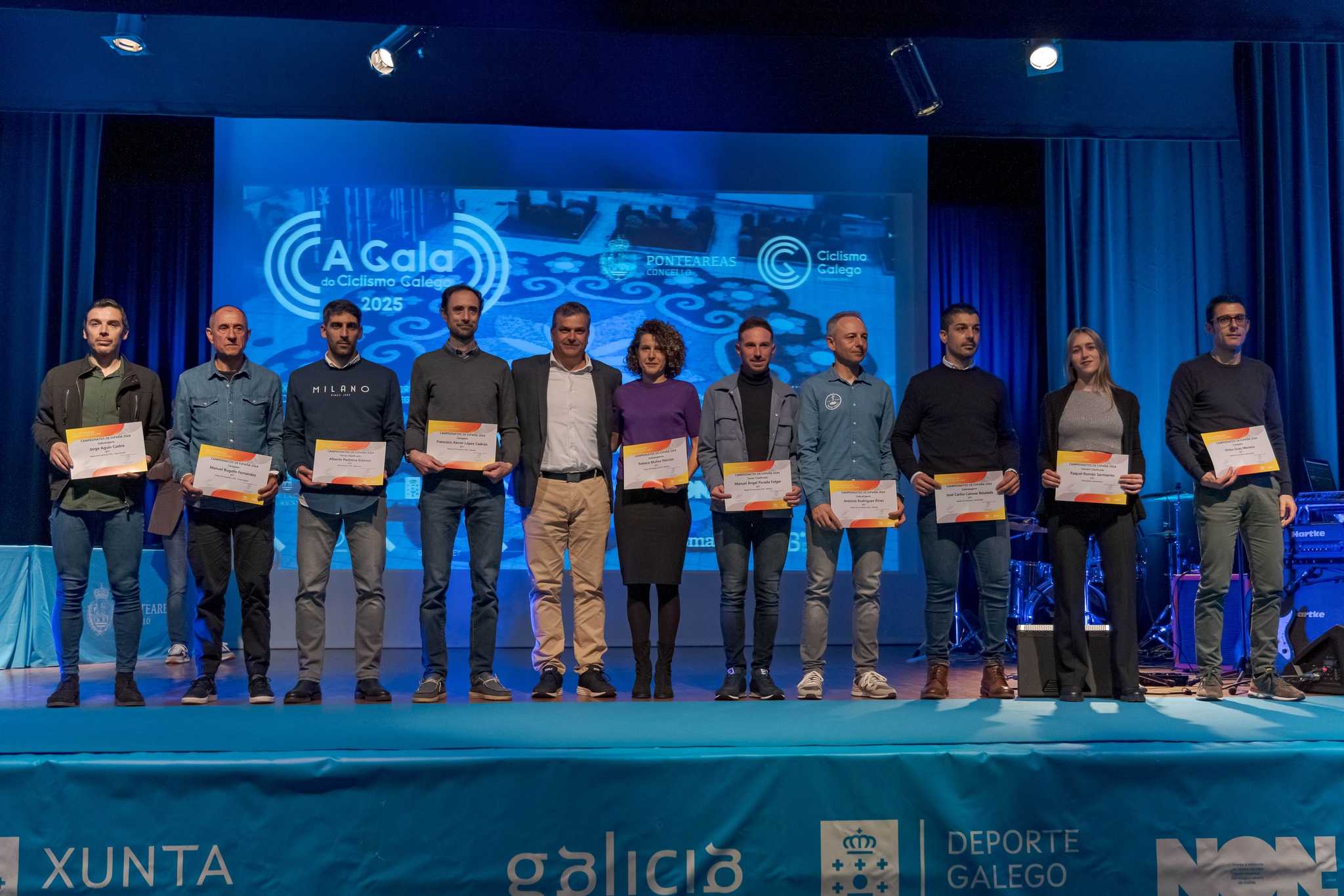 O Ciclismo Galego fixo gala en Ponteareas dun ano inesquecible