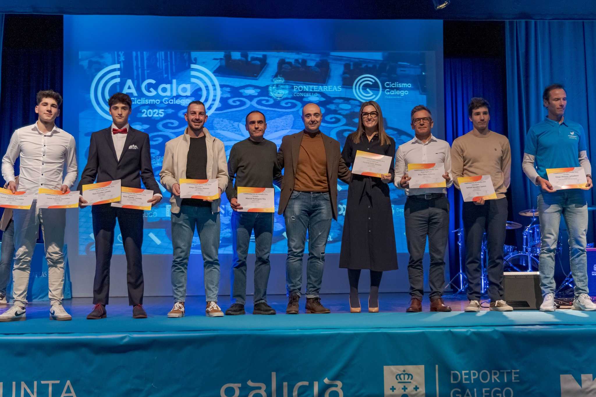 O Ciclismo Galego fixo gala en Ponteareas dun ano inesquecible