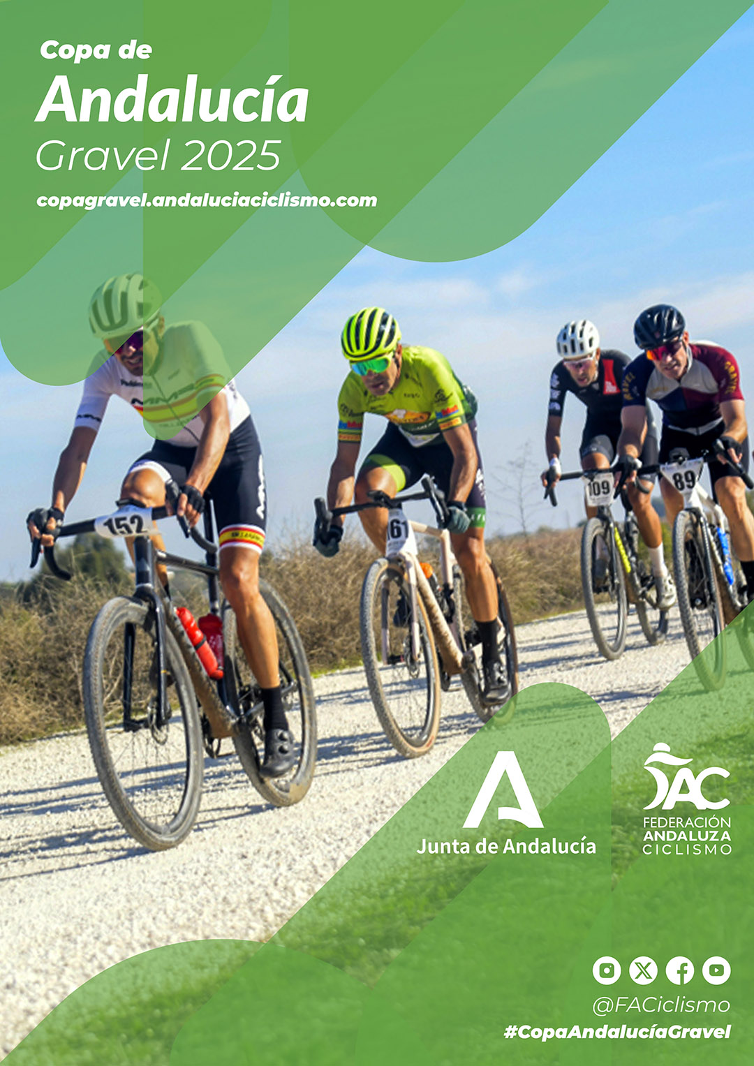 Fechas de la Copa y Campeonato de Andalucía Gravel 2025