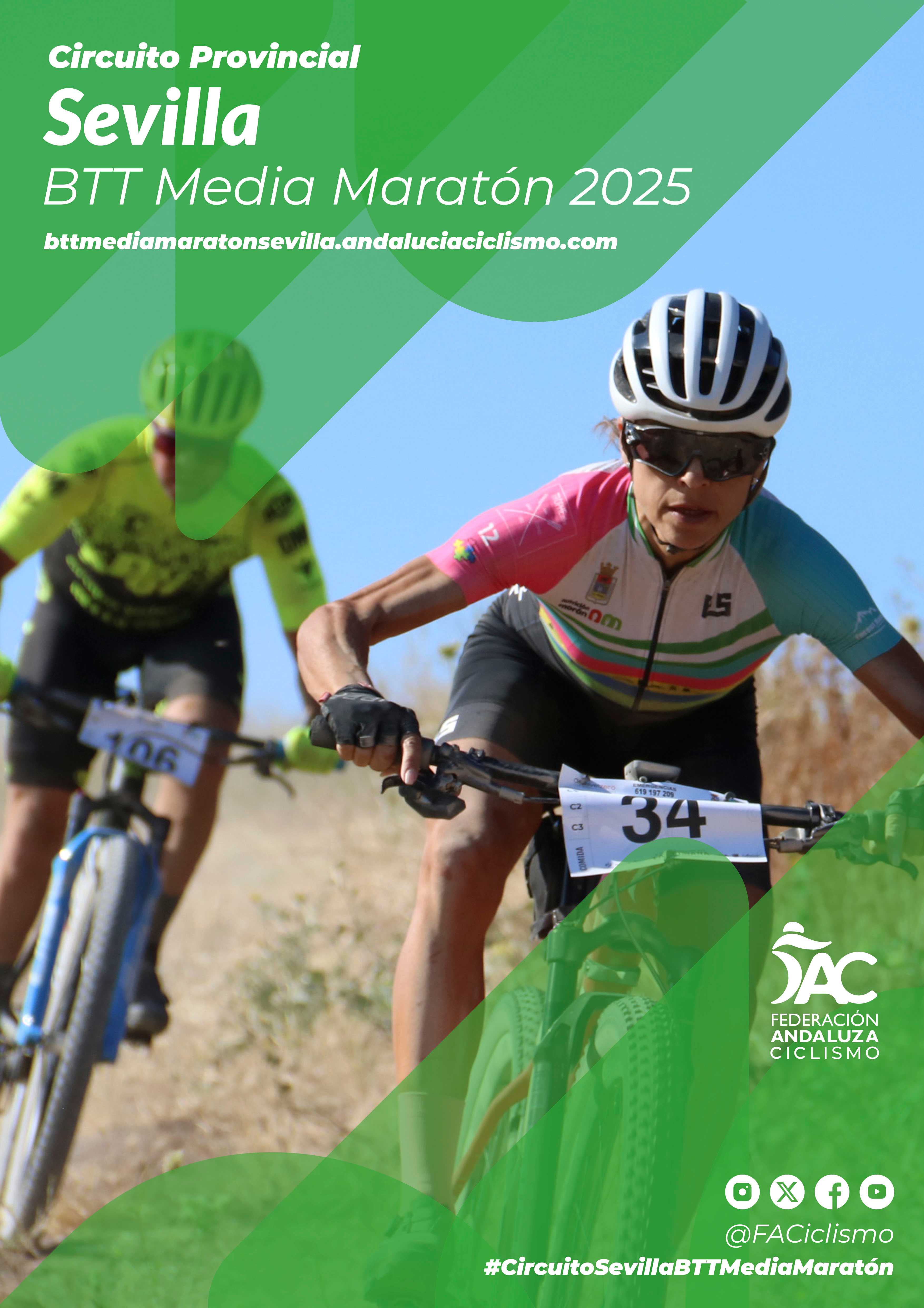 Fechas del Circuito Provincial de Sevilla BTT Media Maratón 2025