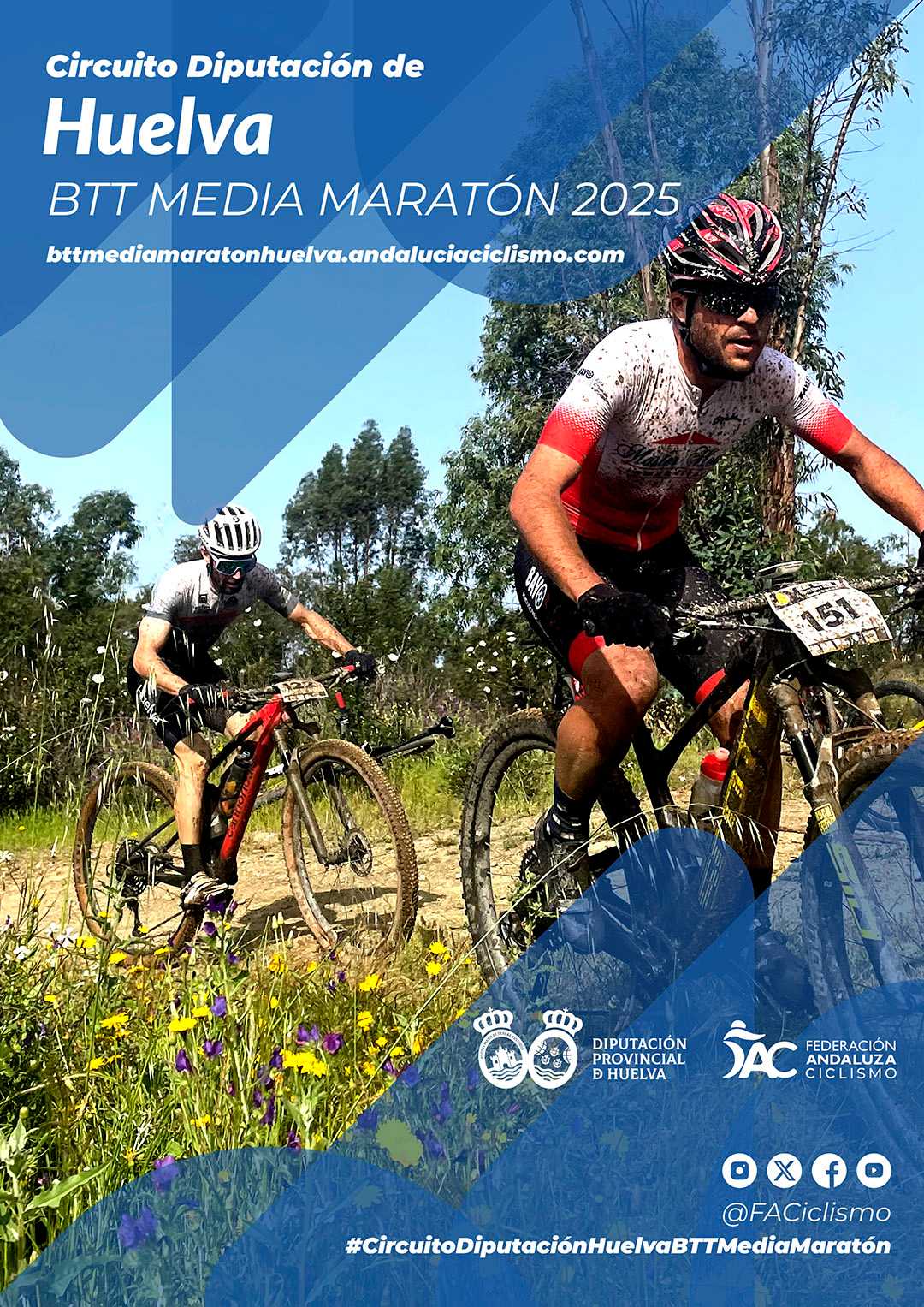 Fechas del Circuito Diputación Huelva BTT Media Maratón 2025