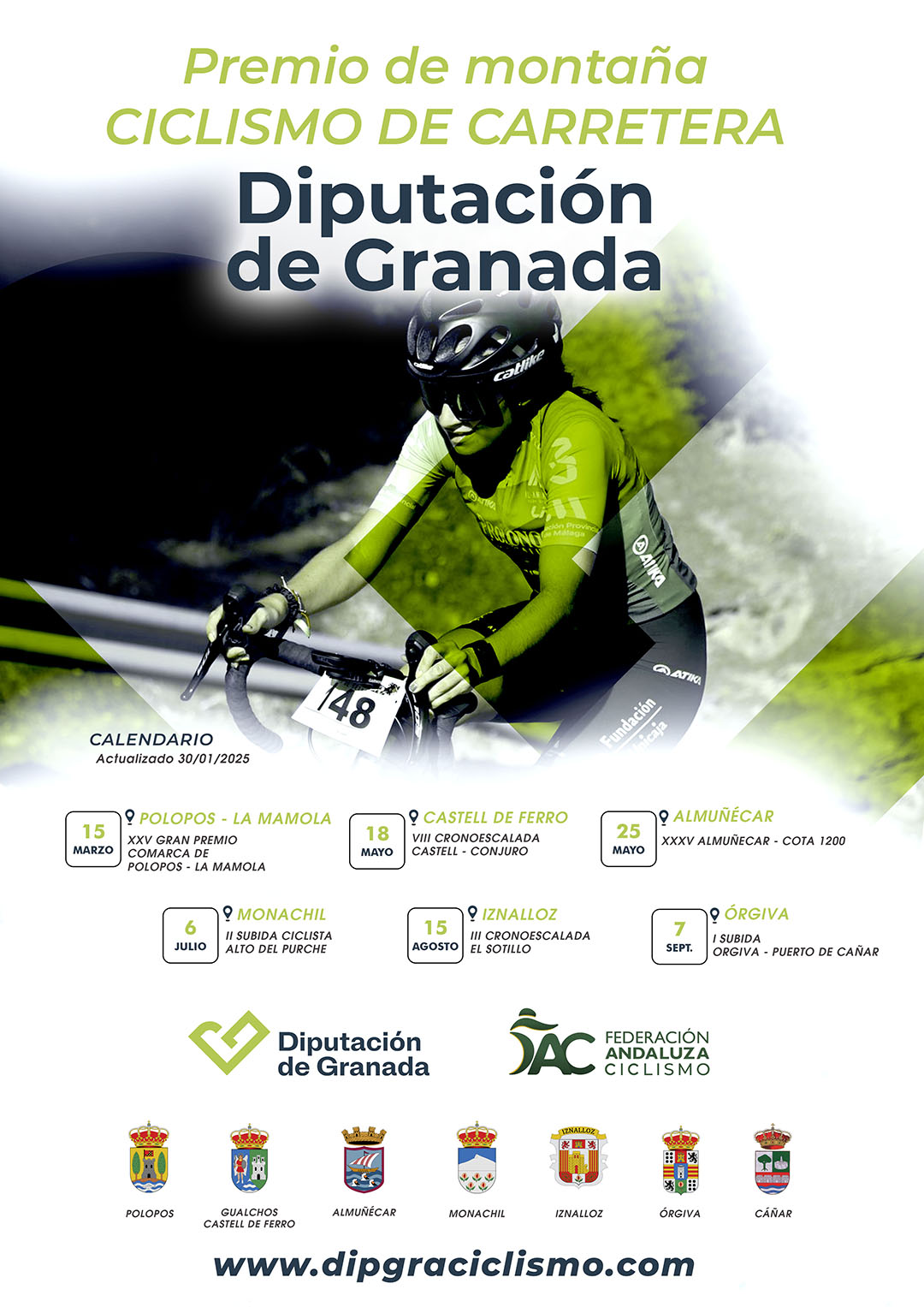 La Mamola dará salida al Premio de Montaña Ciclismo Carretera Diputación de Granada 2025