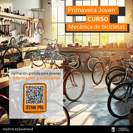 Campaña 'Primavera Joven 2025'. Curso de Mecánica de bicicletas