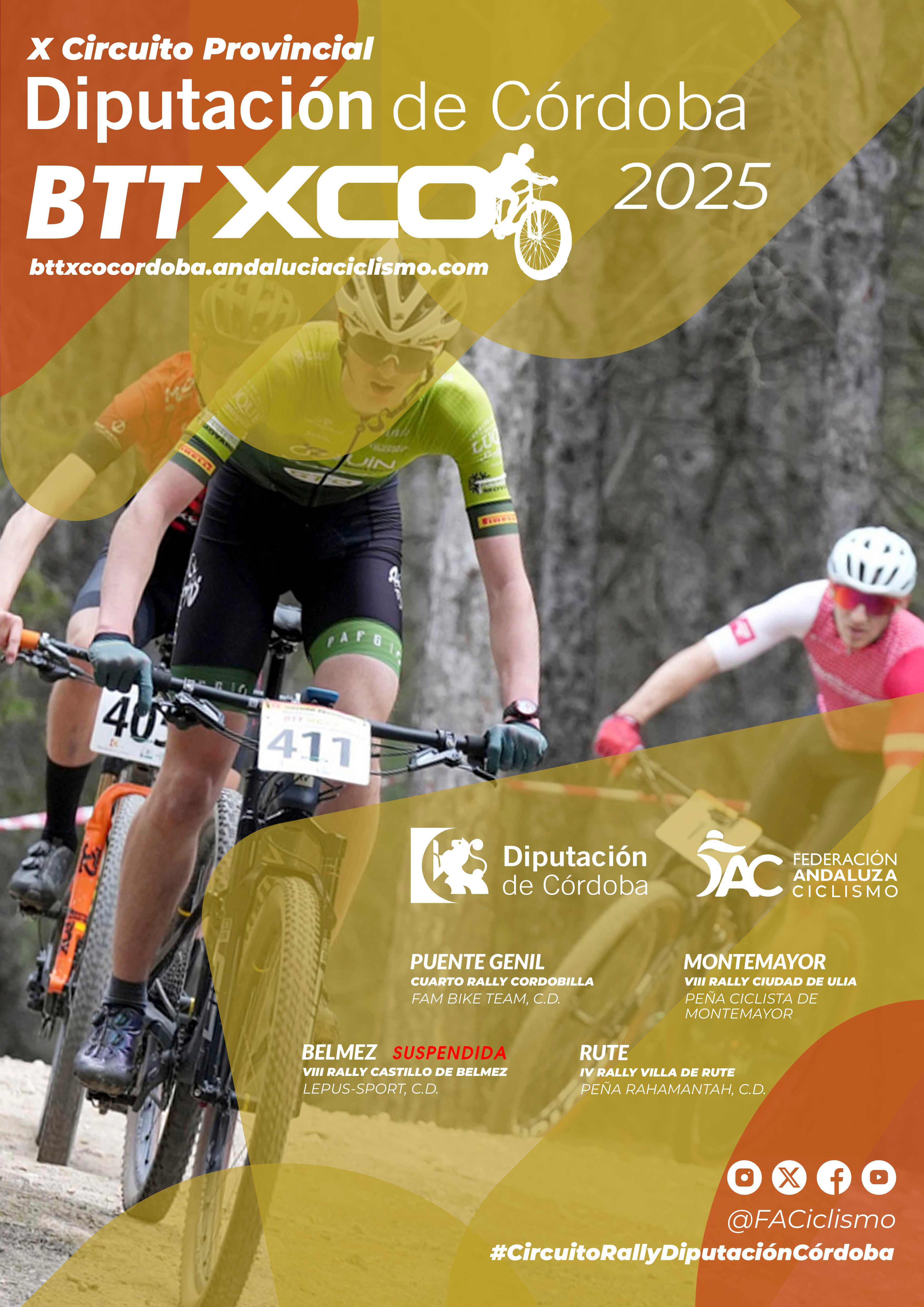 Rute coronará el Circuito Diputación de Córdoba BTT XCO 2025
