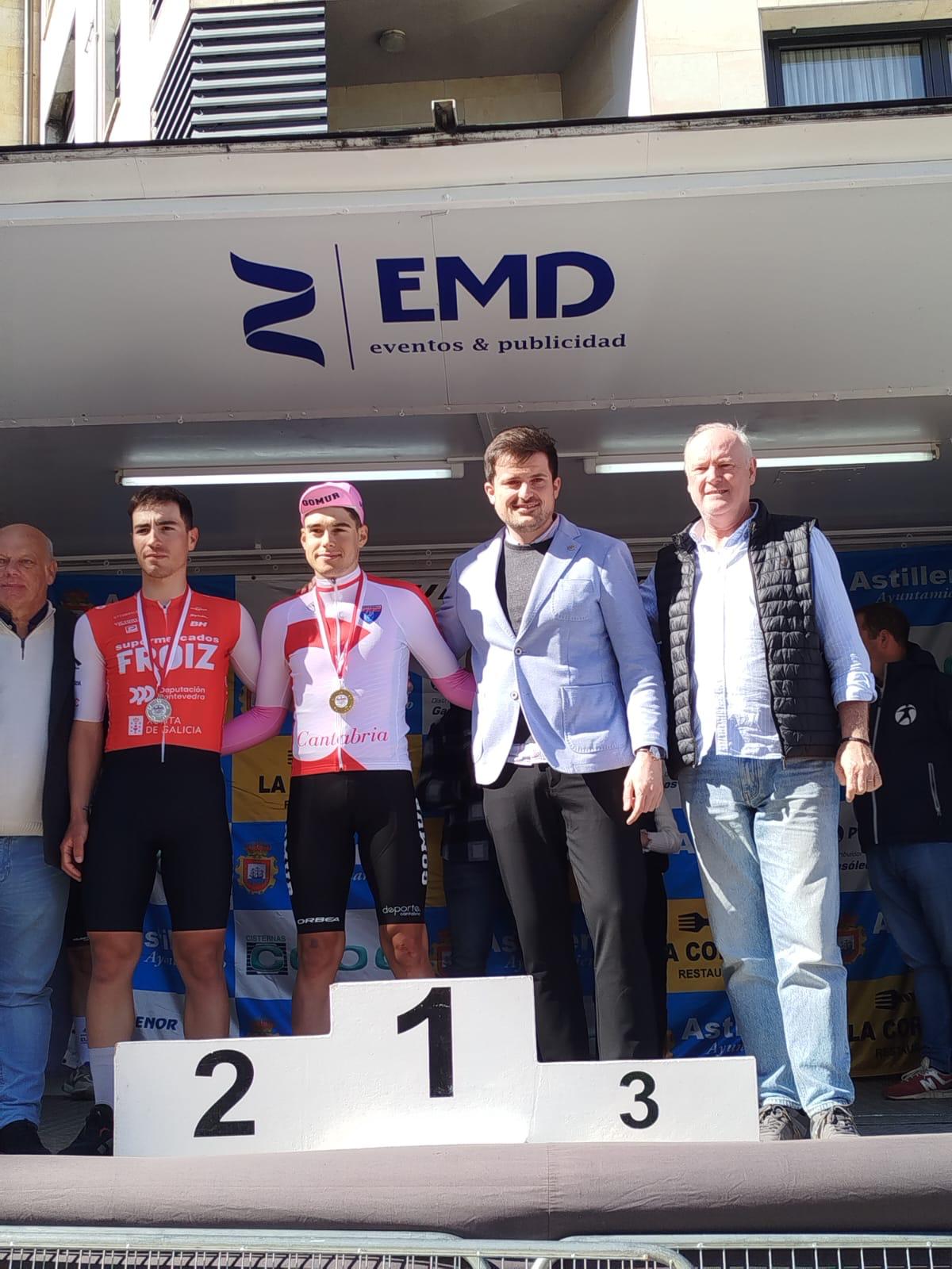 Sergio Gutiérrez y Alain Suárez campeones de Cantabria élite-sub23 en ruta