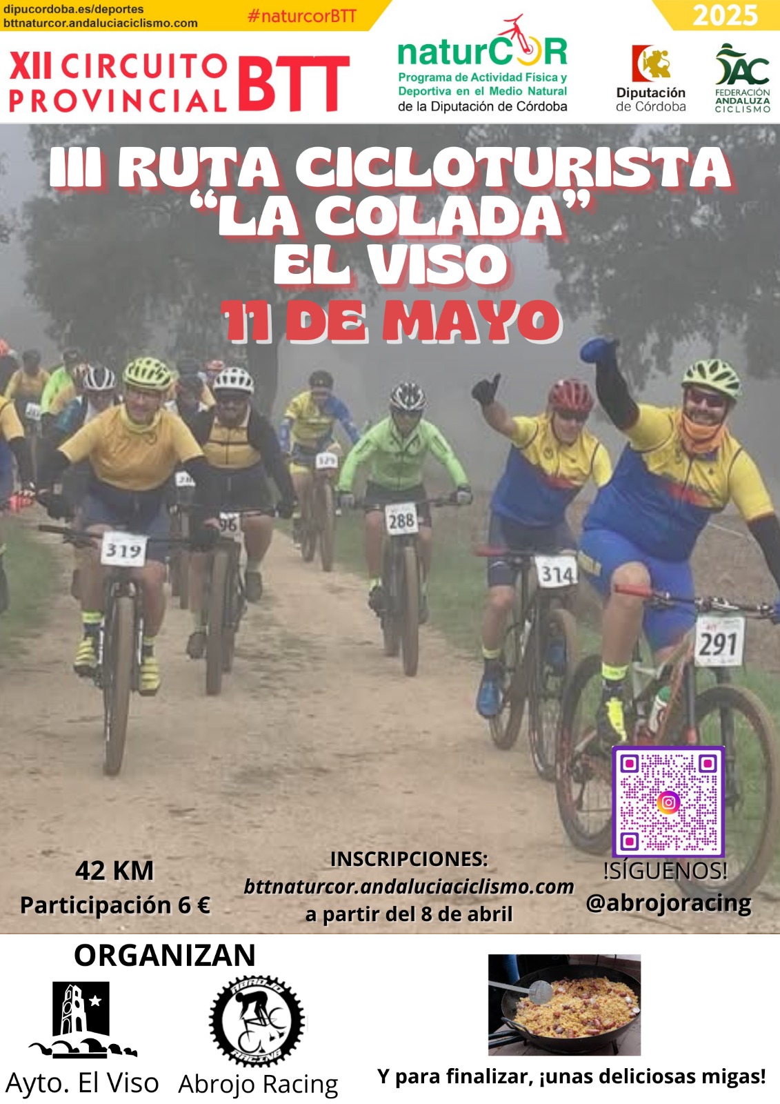 ‘La Colada’ dará continuidad al XII Circuito Provincial de BTT NaturCor 2025 Diputación de Córdoba