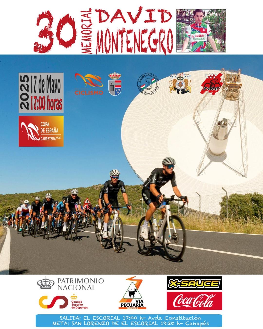 EL MEMORIAL DAVID MONTENEGRO CUMPLE 3 DECADAS DE CICLISMO EN SAN LORENZO DE EL ESCORIAL