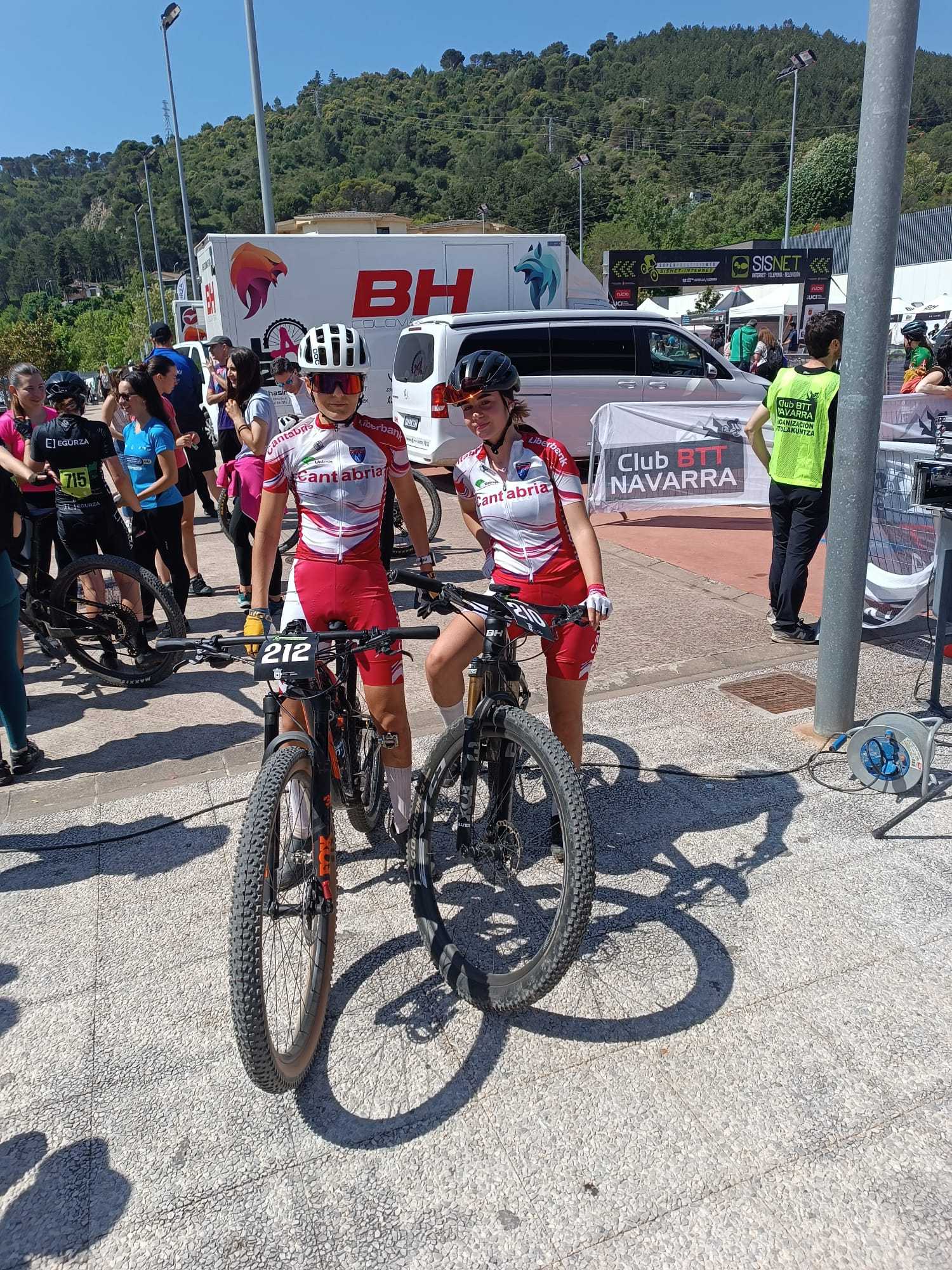 La selección cántabra compitió en el Superprestigio de Estella MTB 2025
