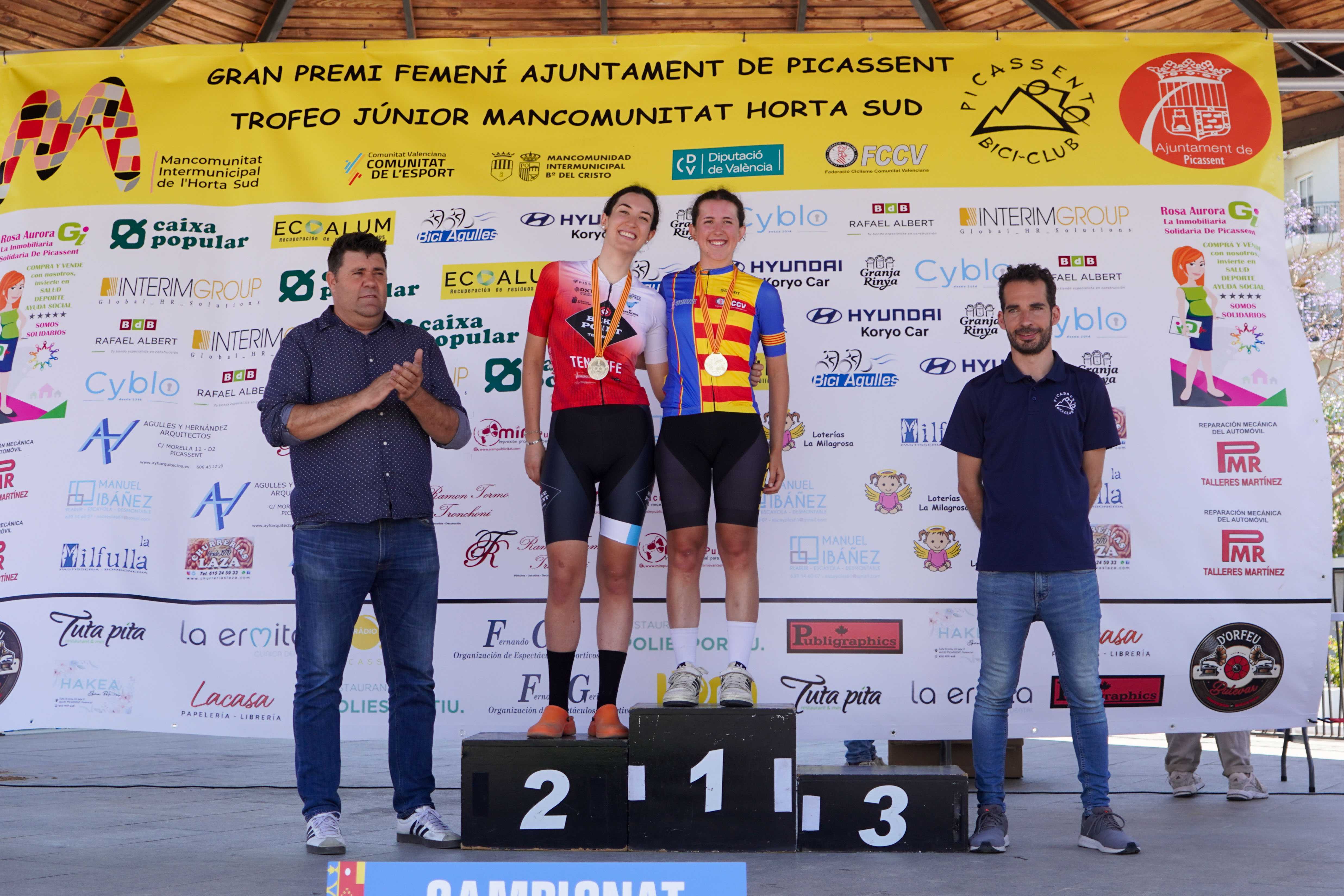 Éxito rotundo en el VII Gran Premi Femení Ajuntament de Picassent, sede del Campeonato Autonómico de Ruta Féminas