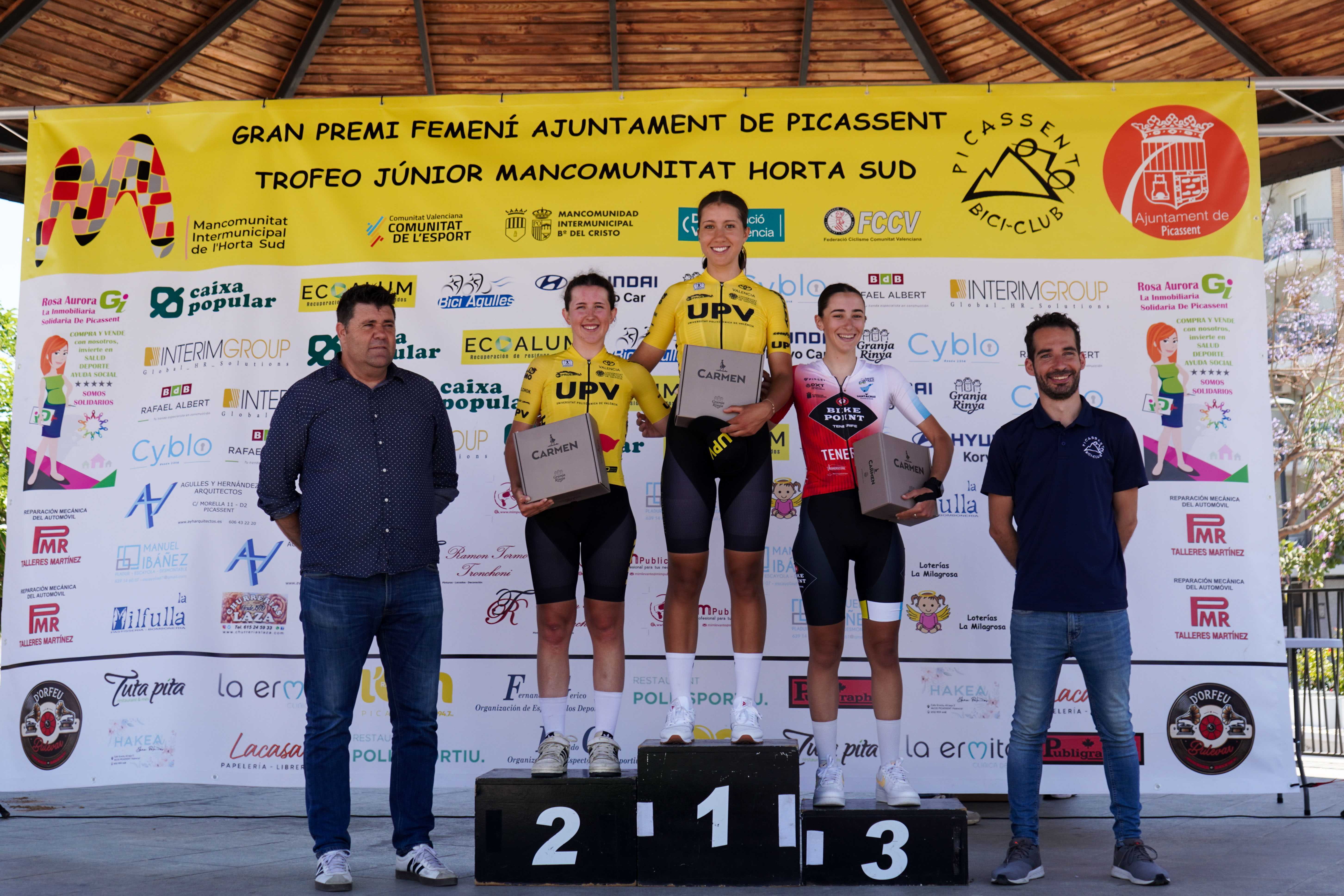 Éxito rotundo en el VII Gran Premi Femení Ajuntament de Picassent, sede del Campeonato Autonómico de Ruta Féminas