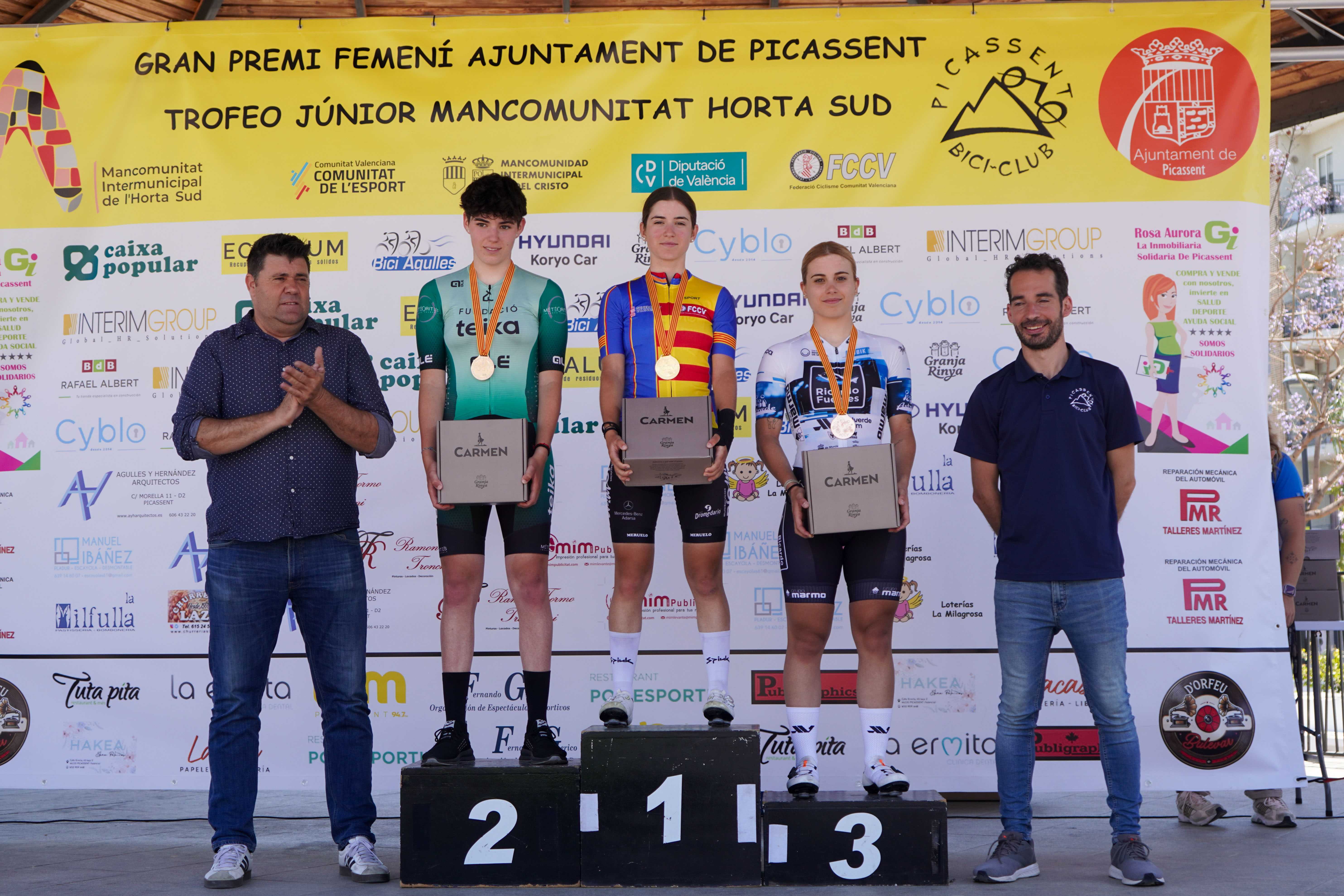 Éxito rotundo en el VII Gran Premi Femení Ajuntament de Picassent, sede del Campeonato Autonómico de Ruta Féminas